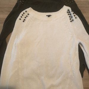 Express pull over sweaters